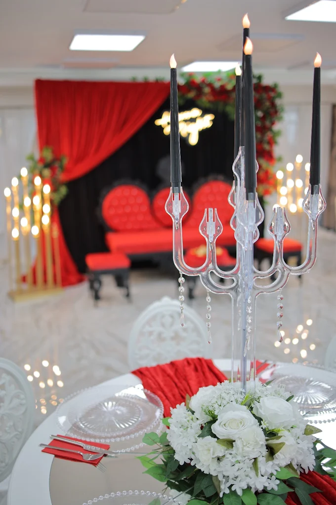 MilAys Davet Evi Kına Gecesi Tahtı ve Şamdanlar